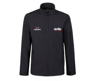 GIACCA SOFT SHELL APRILIA "RACING TRAVEL COLLECTION" NERA APRILIA