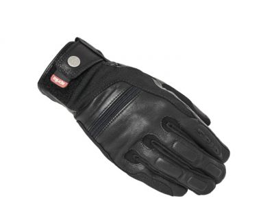 LEATHER GLOVES - APRILIA BLACK APRILIA