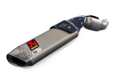 APRILIA-AKRAPOVIC SLIP-ON EXHAUST - TITANIUM - HOMOLOGATED APRILIA