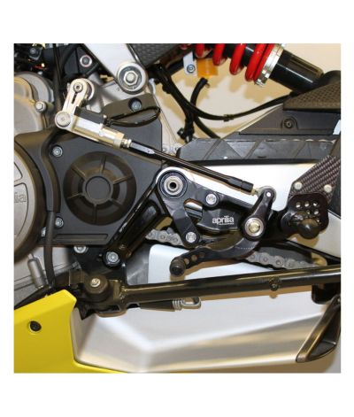 REAR SET CONTROL - FOR RACE USE ONLY APRILIA