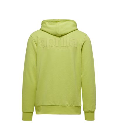 FELPA CON CAPPUCCIO - APRILIA RACING LIFESTYLE - GIALLO APRILIA